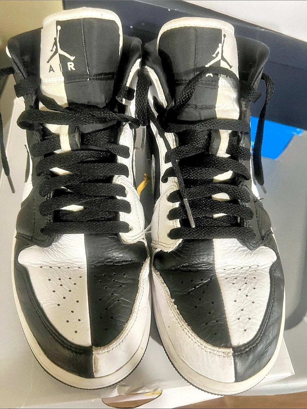Jordan Air Jordan 1 Mid SE Sneakers Black & White US 9.5